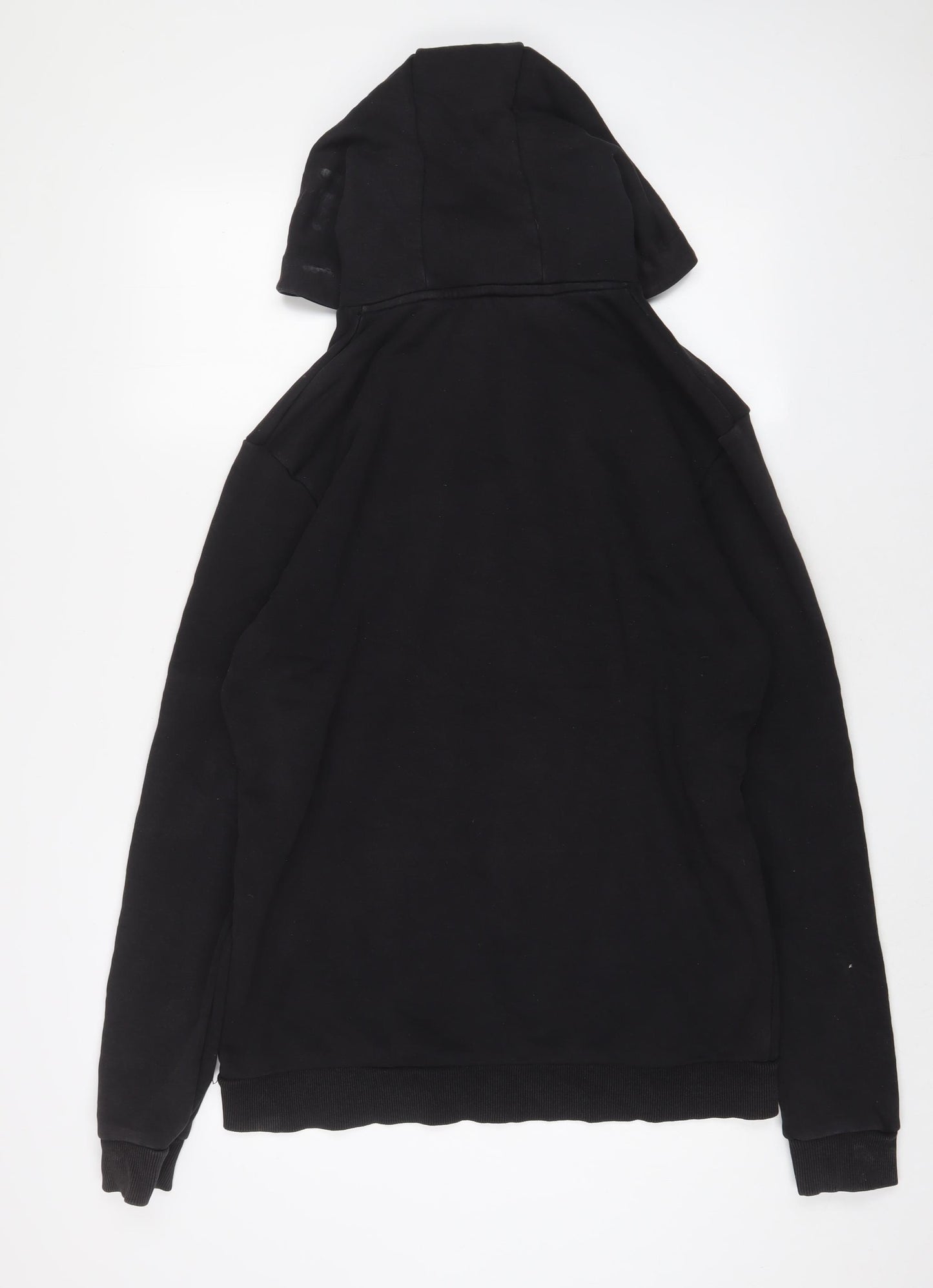 Avora Mens Black Cotton Pullover Hoodie Size XL