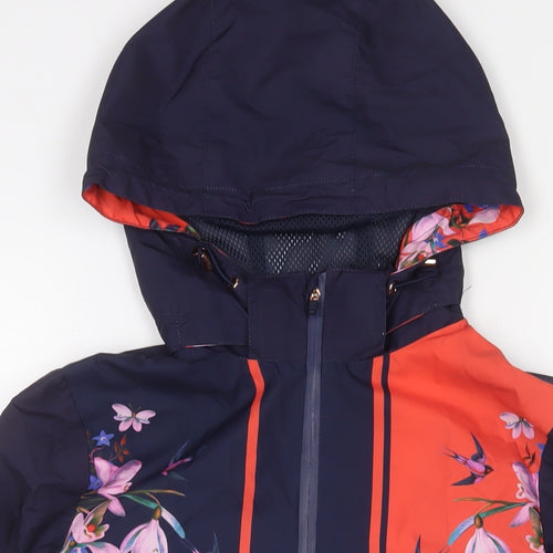 Ted Baker Womens Multicoloured Floral Jacket Size S Zip