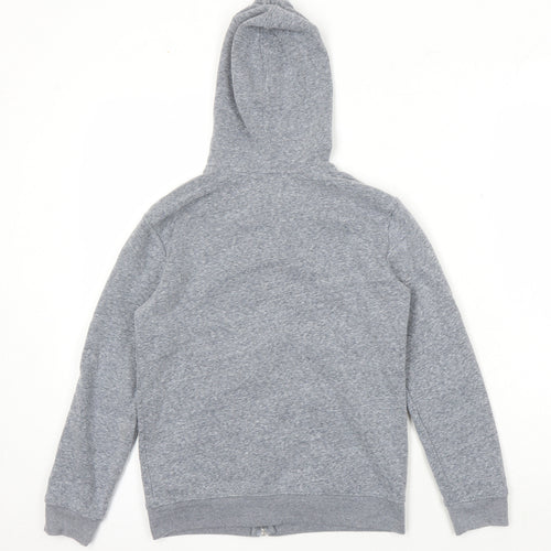 Cat & Jack Womens Grey Cotton Full Zip Hoodie Size 8 Zip