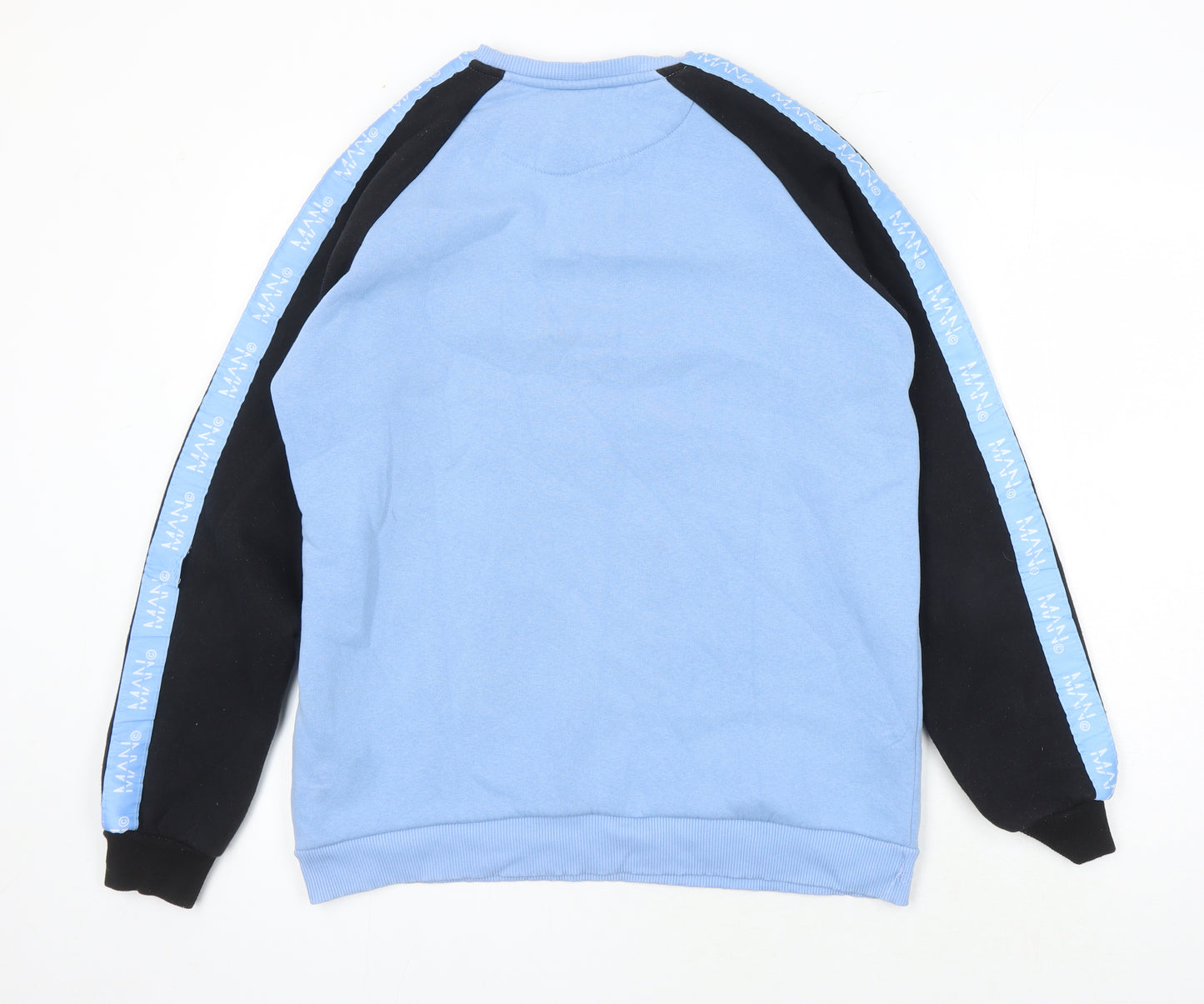 BoohooMAN Mens Multicoloured Cotton Pullover Sweatshirt Size L