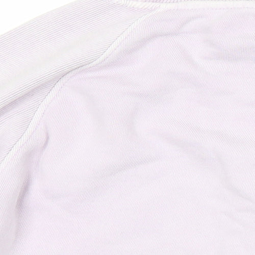 Zara Girls Purple Cotton Pullover Sweatshirt Size 9-10 Years