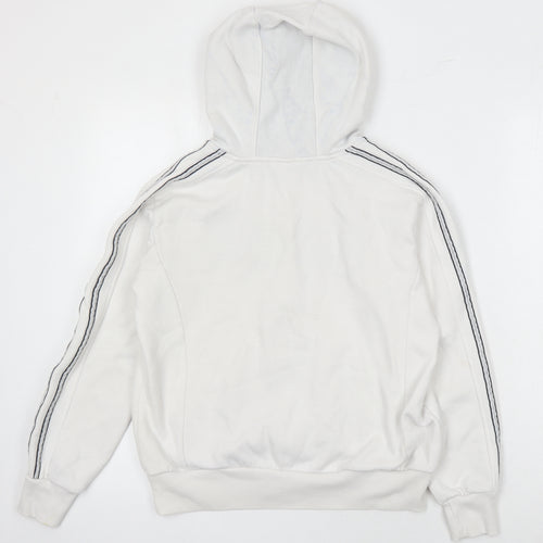 Lonsdale Boys White Polyester Full Zip Hoodie Size 10 Years Zip
