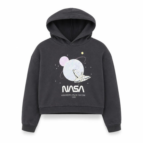 H&M Boys Grey Cotton Pullover Hoodie Size 12-13 Years - NASA