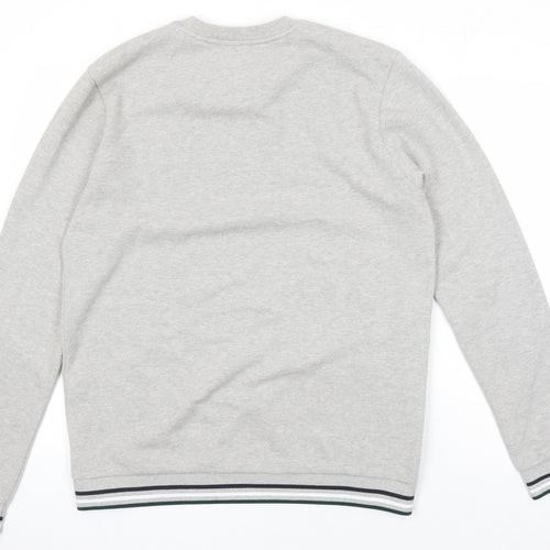 Jack Wills Mens Grey Cotton Pullover Sweatshirt Size L