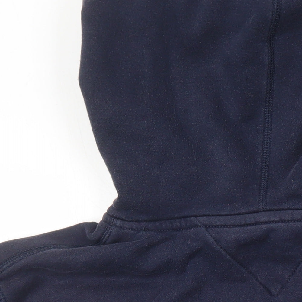 Tommy Hillfliger Mens Blue Cotton Pullover Hoodie Size L