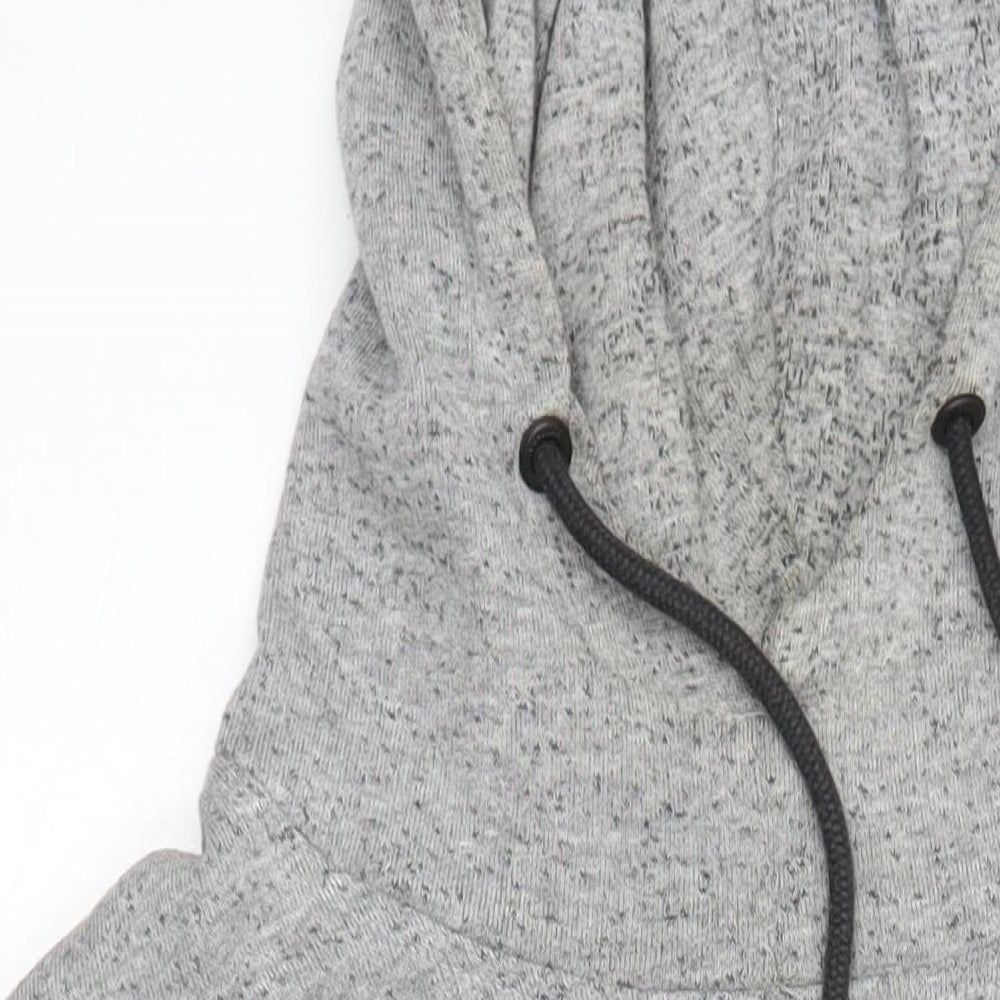 JACK & JONES Mens Grey Polyester Pullover Hoodie Size M