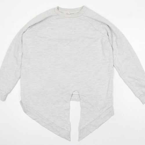 NEXT Womens Grey Polyester Pullover Sweatshirt Size 10