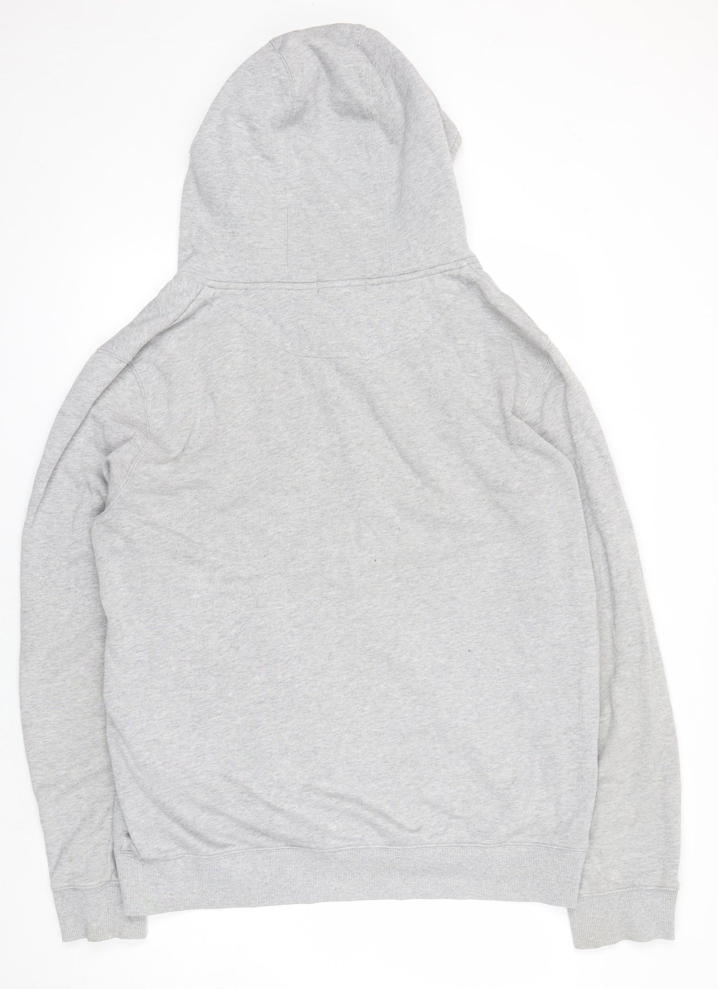 Calvin Klein Mens Grey Polyester Full Zip Hoodie Size 2XL