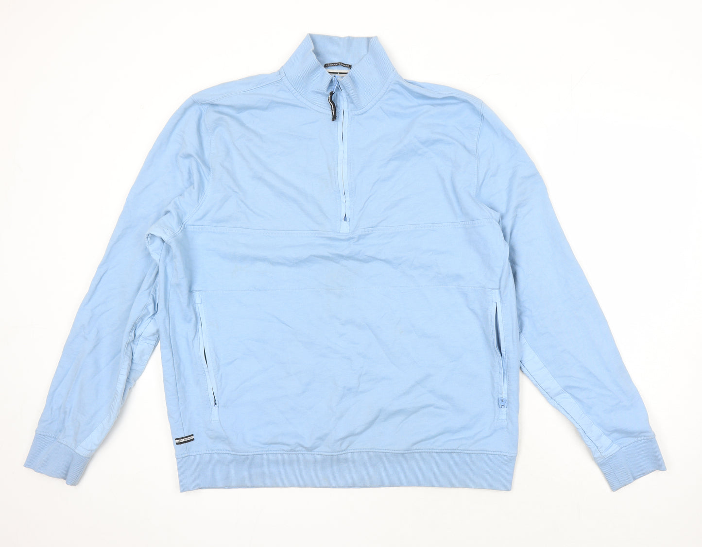 Weekend Offender Mens Blue Cotton Pullover Sweatshirt Size XL