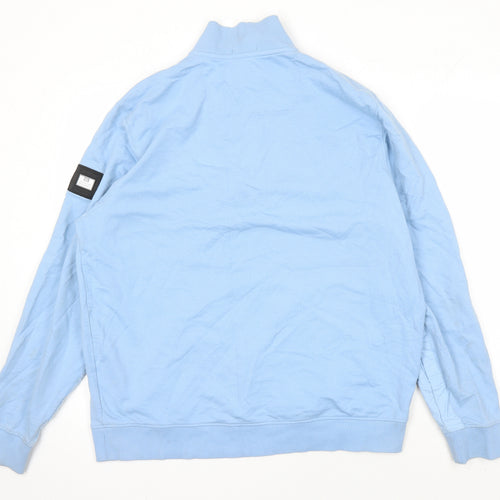Weekend Offender Mens Blue Cotton Pullover Sweatshirt Size XL