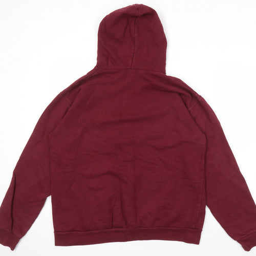 Stars & Stripes Mens Red Polyester Pullover Hoodie Size L