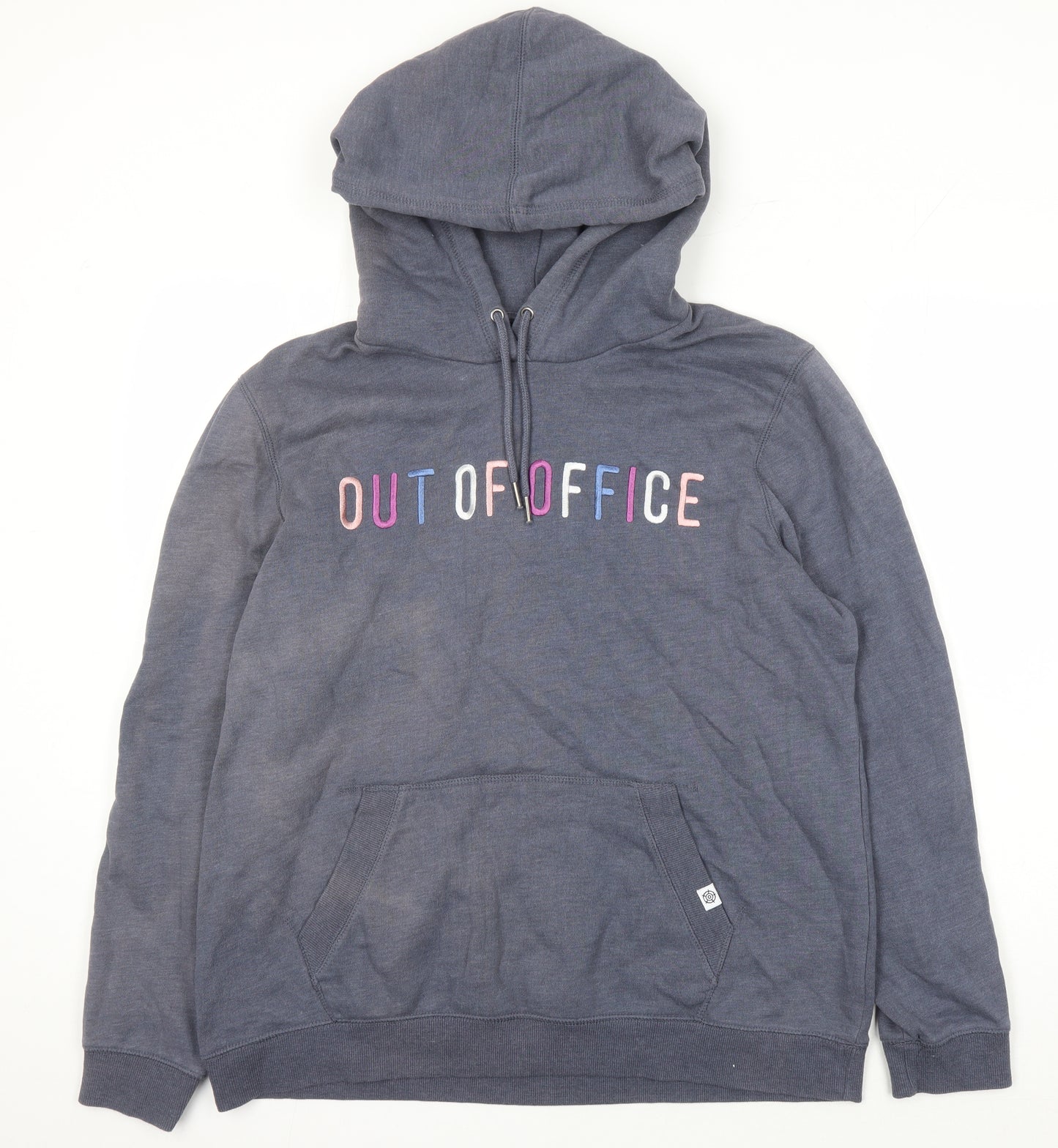 TOG24 Womens Grey Polyester Pullover Hoodie Size 16