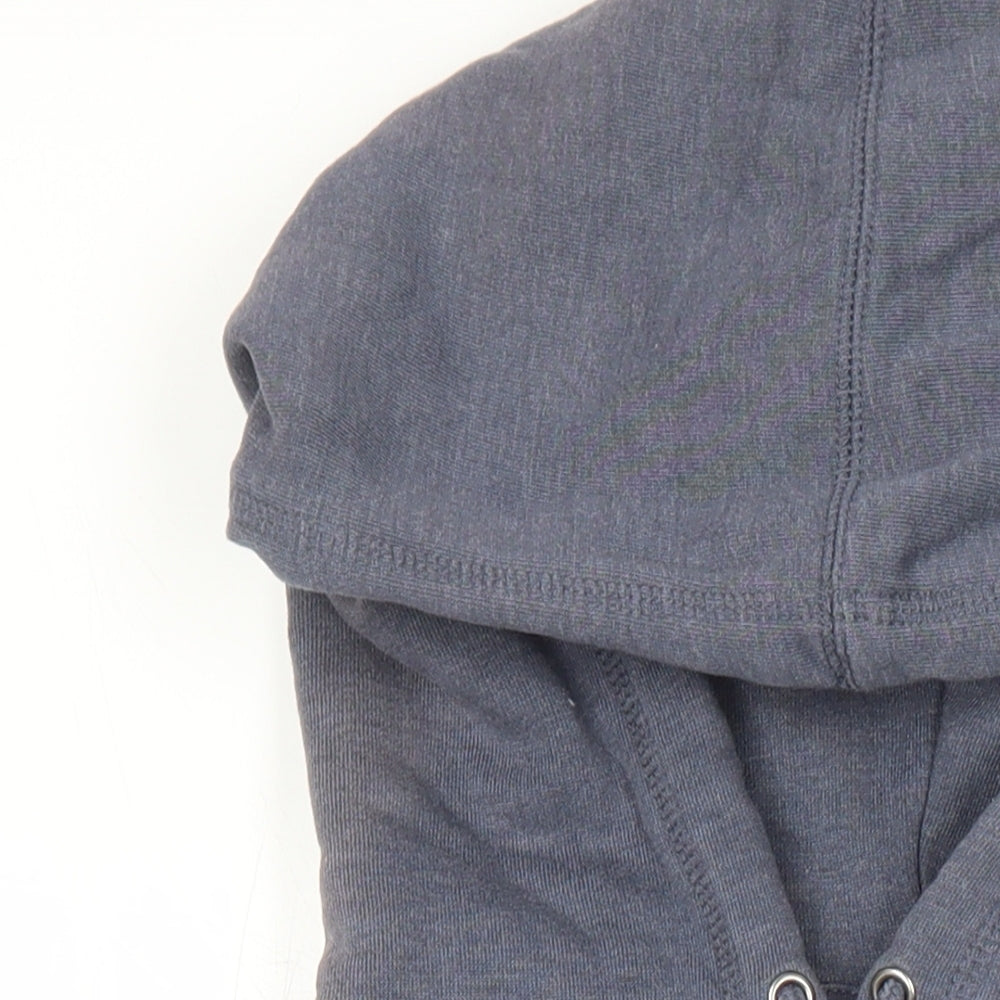 TOG24 Womens Grey Polyester Pullover Hoodie Size 16