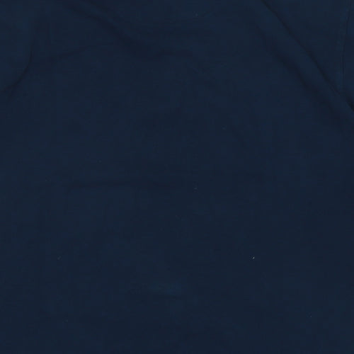 Pierre Carden Mens Blue Cotton T-Shirt Size L Collared