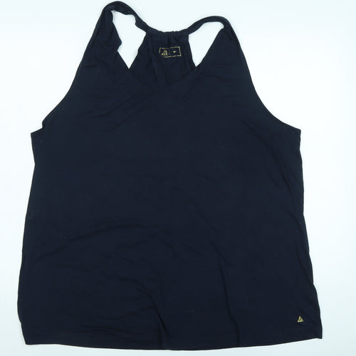 NEXT Womens Blue Cotton Basic Tank Size 2XL Scoop Neck
