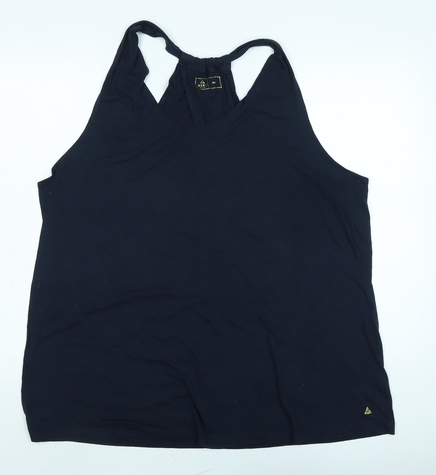 NEXT Womens Blue Cotton Basic Tank Size 2XL Scoop Neck