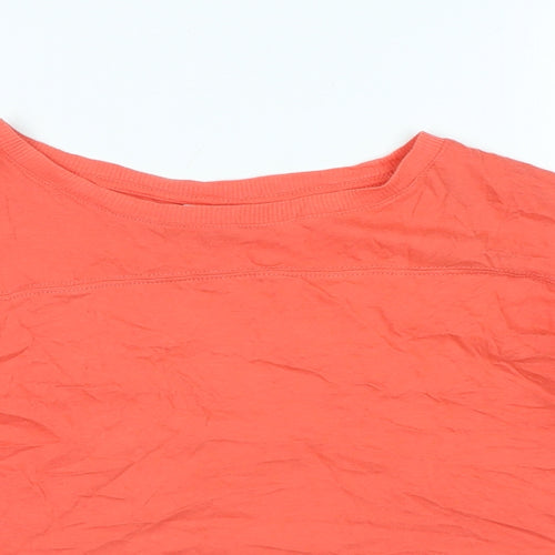 H&M Womens Pink Cotton Basic T-Shirt Size XS Scoop Neck