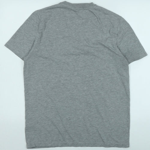 ASOS Mens Grey Cotton T-Shirt Size M Crew Neck