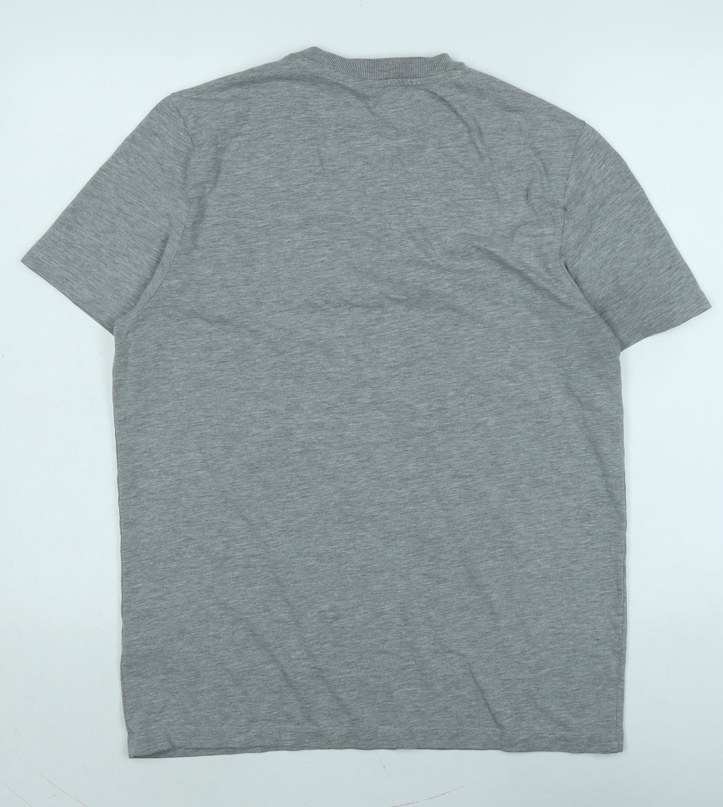 ASOS Mens Grey Cotton T-Shirt Size M Crew Neck