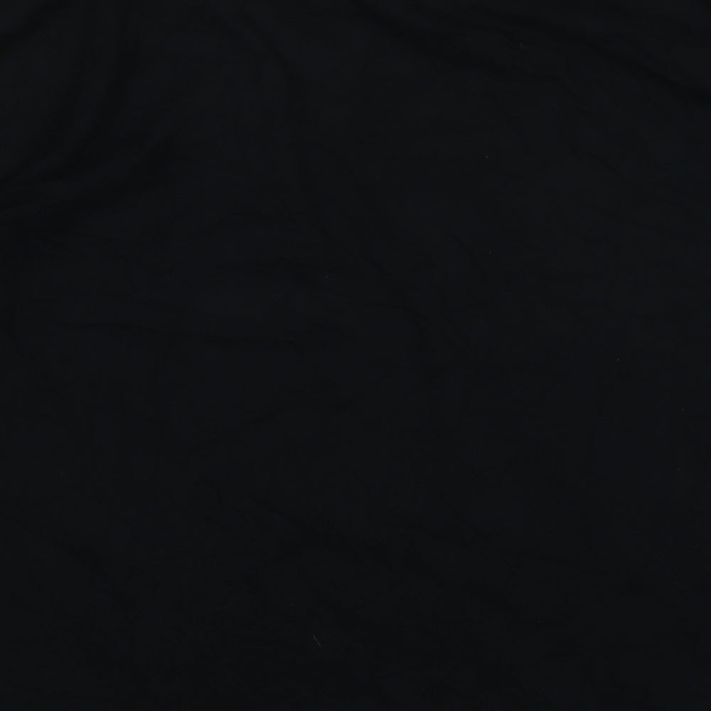 TU Womens Black Cotton Basic T-Shirt Size 20 Crew Neck