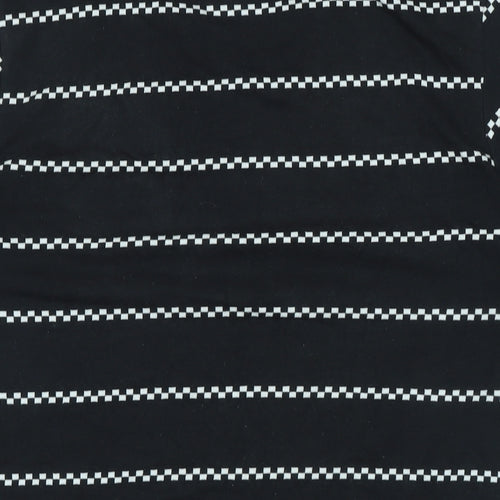 quidado con el pero Womens Black Cotton Basic T-Shirt Size M Crew Neck
