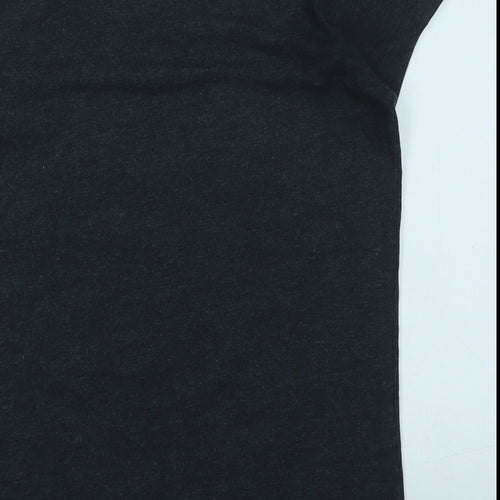 Fashion House Girls Blue Cotton Basic T-Shirt Size 14 Years Crew Neck