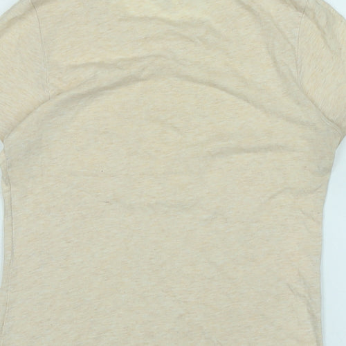 Gap Womens Black Cotton Basic T-Shirt One Size Crew Neck