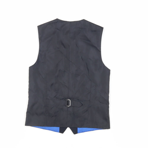 NEXT Boys Blue Jacket Waistcoat Size 8 Years Button
