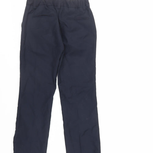 NEXT Boys Blue Polyester Dress Pants Trousers Size 8 Years Regular Zip
