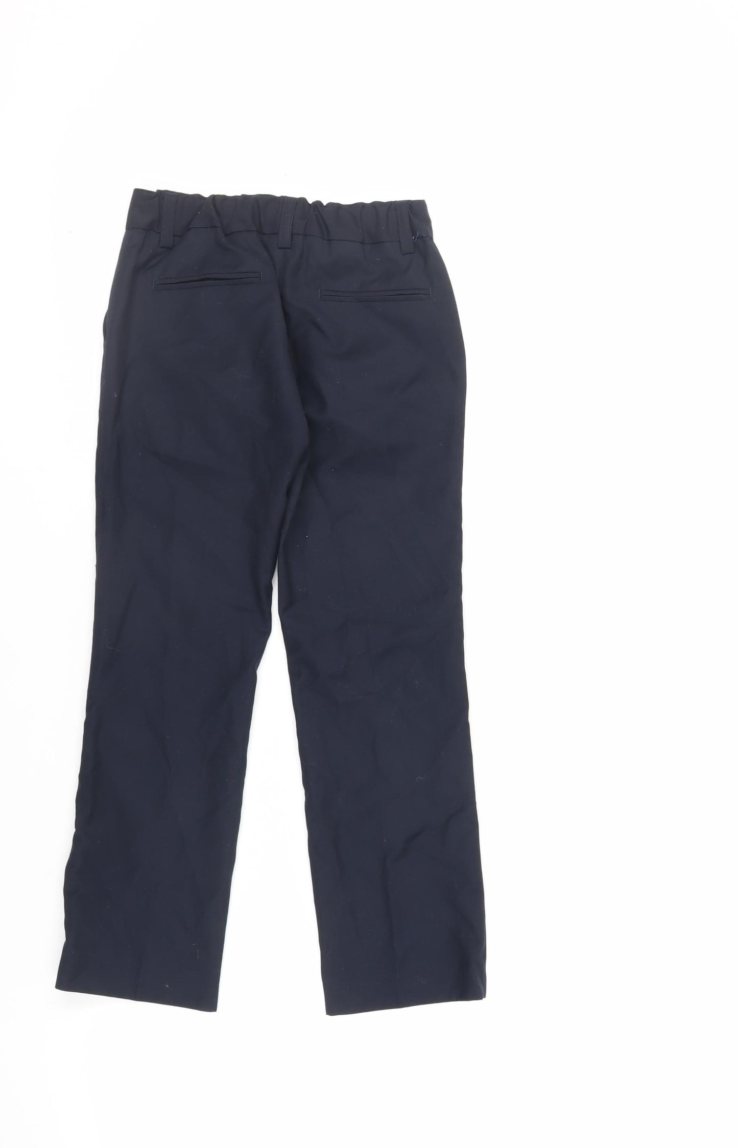 NEXT Boys Blue Polyester Dress Pants Trousers Size 8 Years Regular Zip