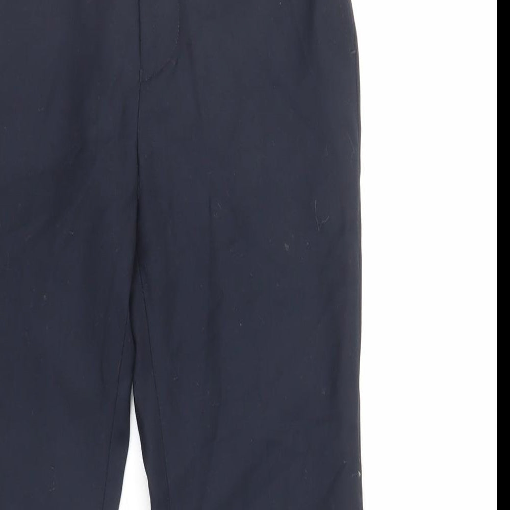 NEXT Boys Blue Polyester Dress Pants Trousers Size 8 Years Regular Zip