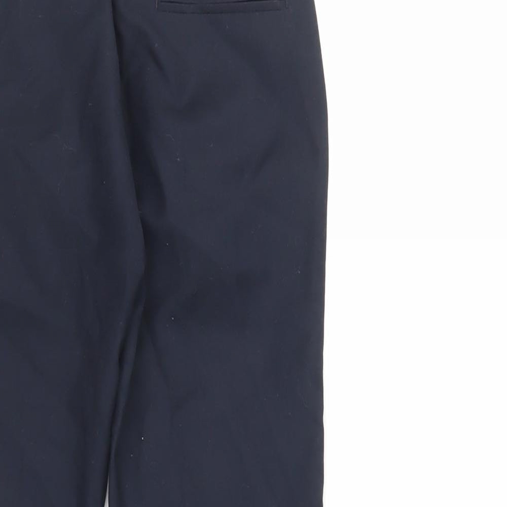 NEXT Boys Blue Polyester Dress Pants Trousers Size 8 Years Regular Zip