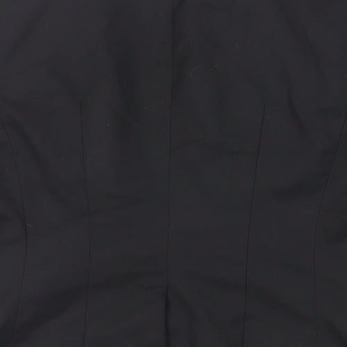 H&M Womens Black Jacket Blazer Size 10 Button