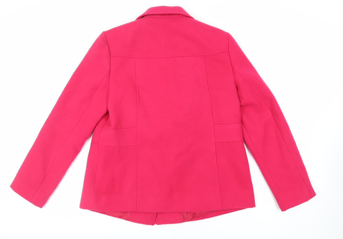 BHS Womens Pink Jacket Size 14 Button