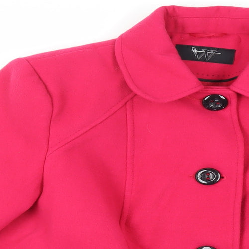 BHS Womens Pink Jacket Size 14 Button