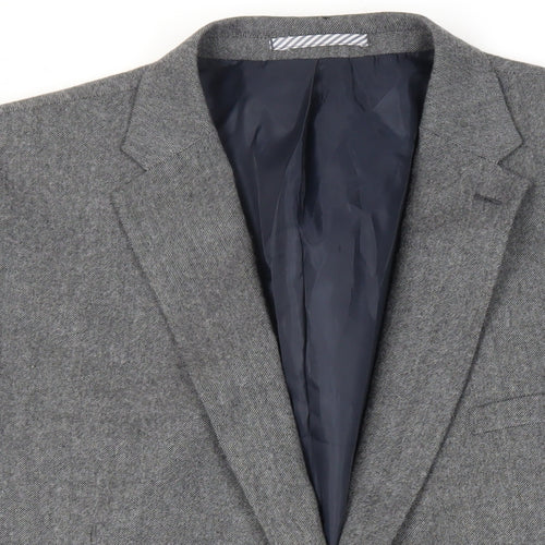 Marks and Spencer Mens Grey Wool Jacket Suit Jacket Size 46 Regular