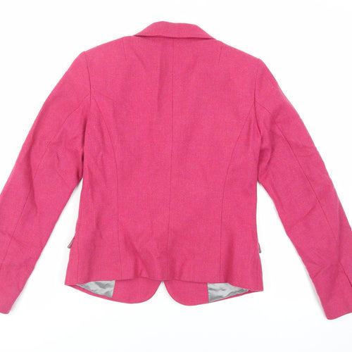 Prét-á-Porter Womens Pink Jacket Blazer Size 8 Button