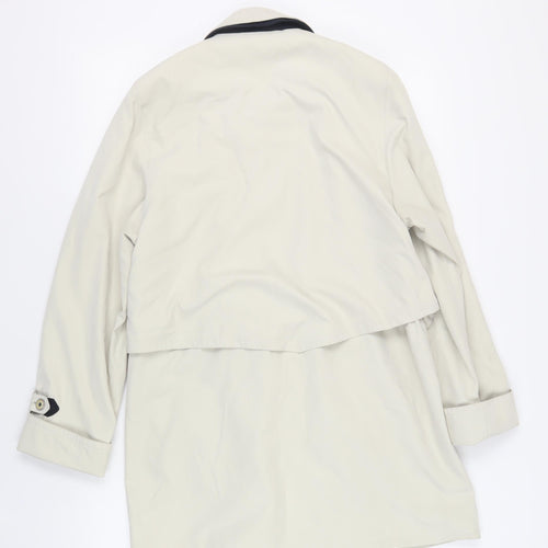 Perfect Wear Womens Beige Jacket Size 8 Buckle