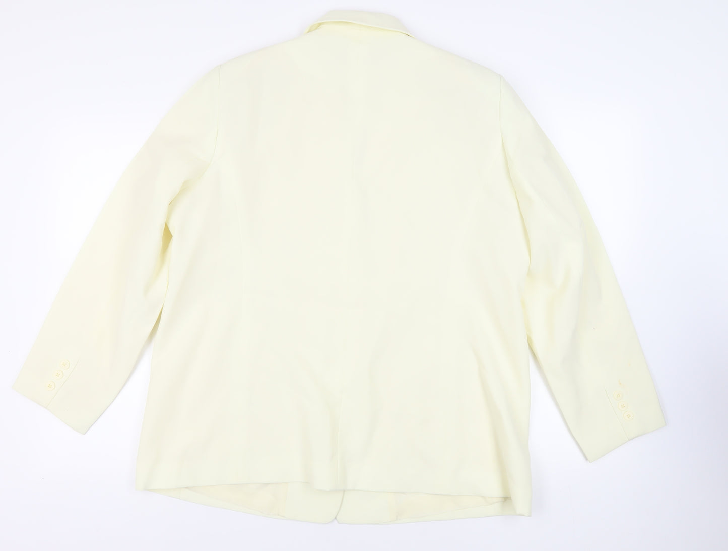 Classics Womens Ivory Jacket Blazer Size 20 Button