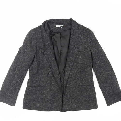 Monsoon Womens Grey Jacket Blazer Size 12 - Open