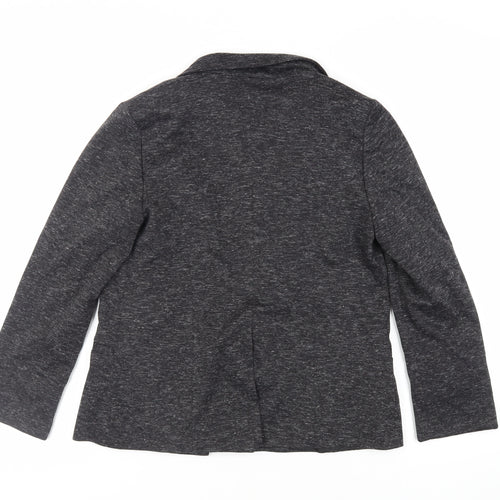 Monsoon Womens Grey Jacket Blazer Size 12 - Open