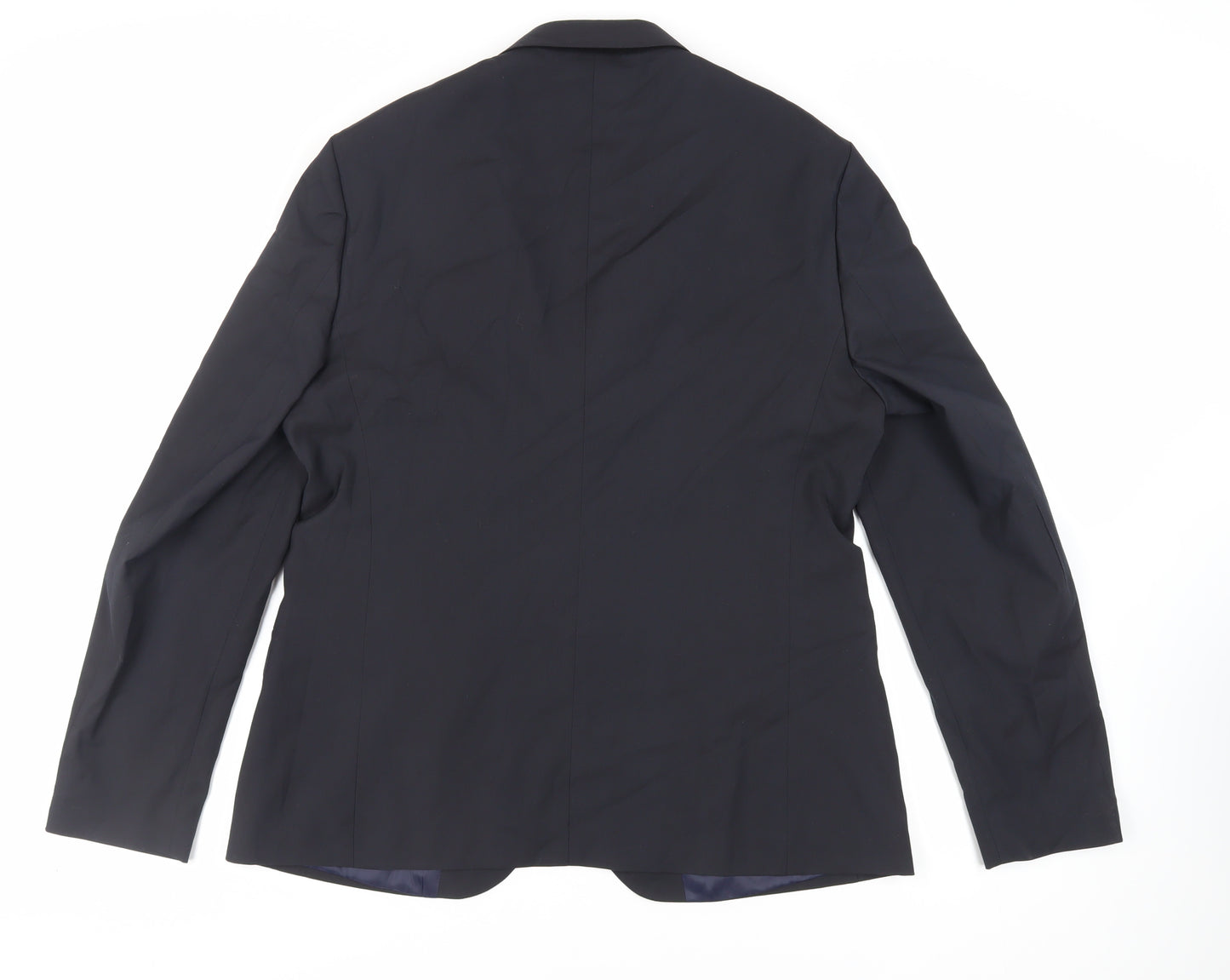 ASOS Mens Blue Polyester Jacket Suit Jacket Size 42 Regular