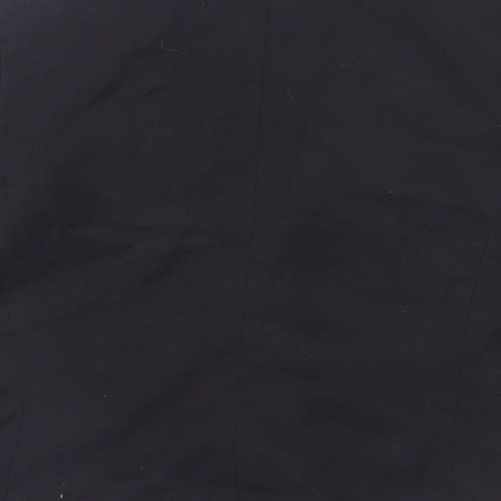 H&M Womens Black Jacket Blazer Size 6 Button