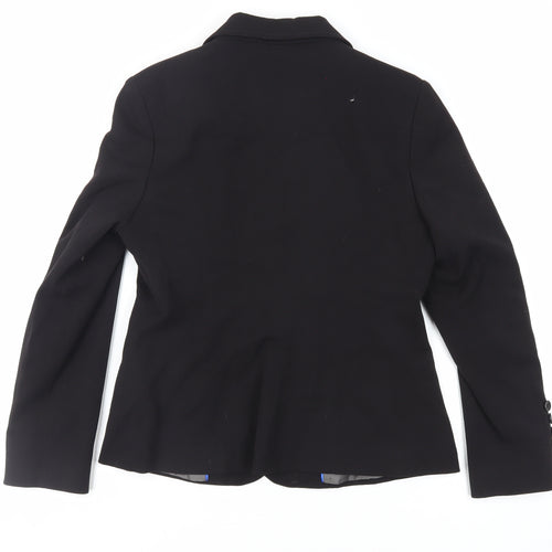 Autonomy Womens Black Jacket Blazer Size 12 Button