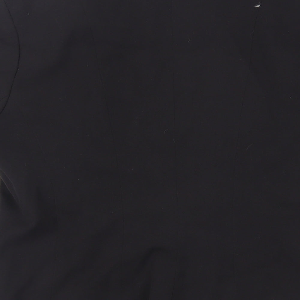 Autonomy Womens Black Jacket Blazer Size 12 Button