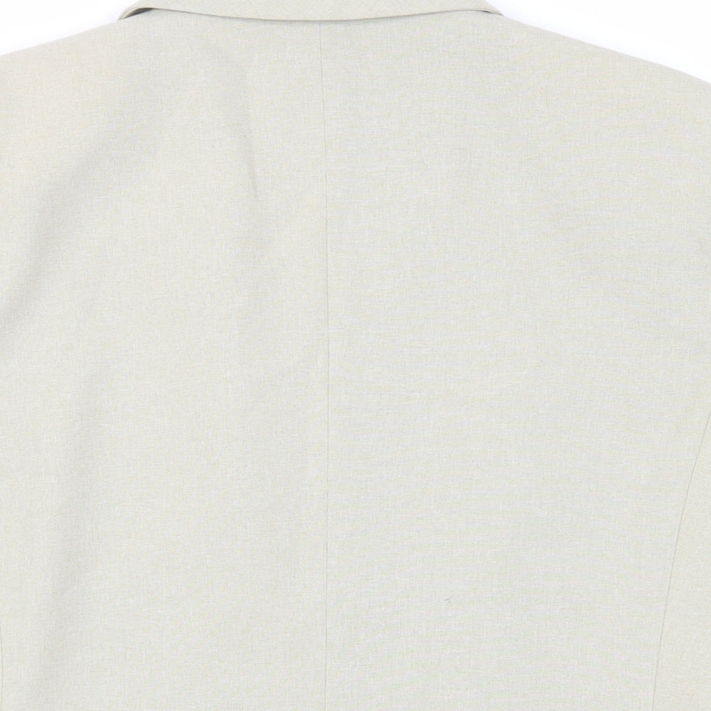 BHS Womens Green Jacket Blazer Size 16 Button