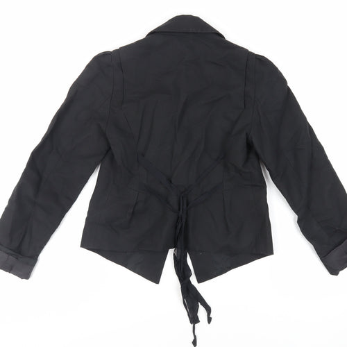 Comptoir des Cotonniers Womens Black Jacket Blazer Size 8 Button