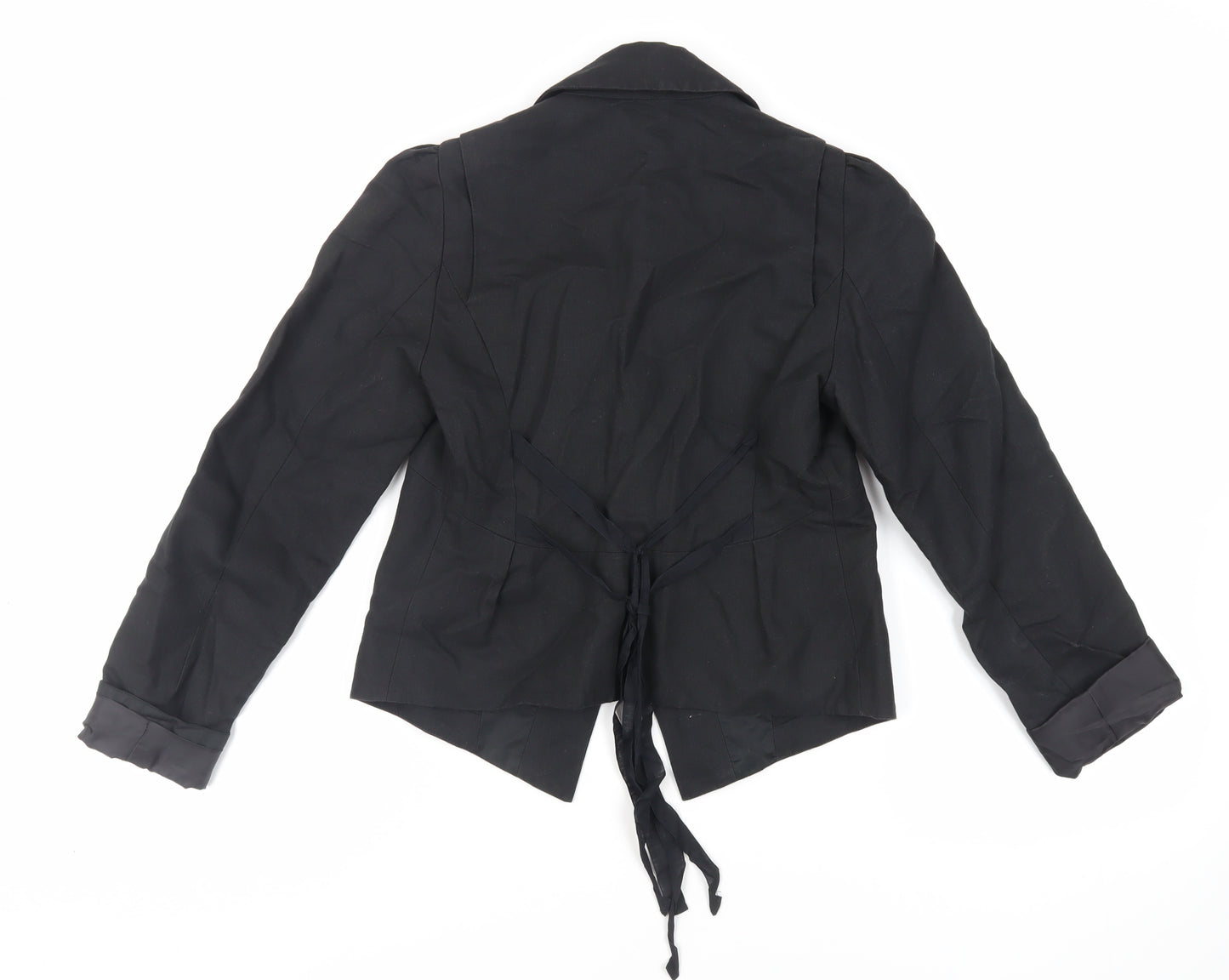 Comptoir des Cotonniers Womens Black Jacket Blazer Size 8 Button