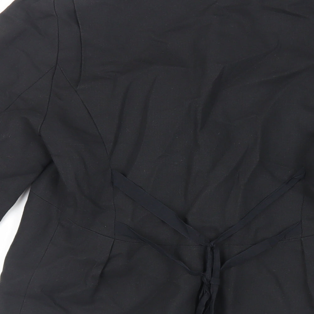 Comptoir des Cotonniers Womens Black Jacket Blazer Size 8 Button