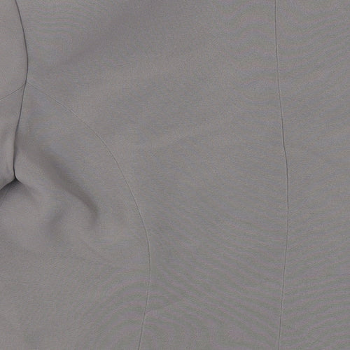 Chesca Womens Grey Jacket Blazer Size 14 Button